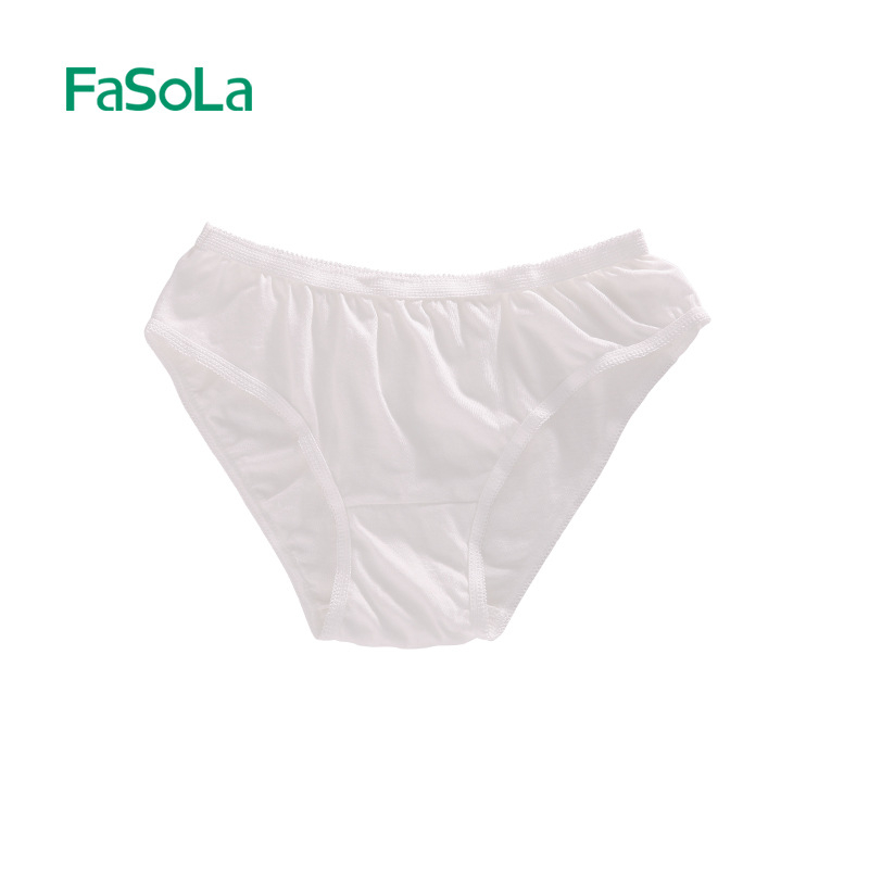 FaSoLa Γυναικείον εσώρουχο μιας χρήσεως από 100% βαμβάκι, ελαφρύ για καλοκαίρι, αποστειρωμένο, μετά τον τοκετό, κατάλληλο για ταξίδια