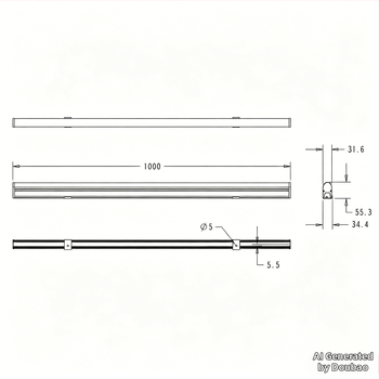 LED φως περιγράμματος εξωτερικού DMX512 αδιάβροχο 24V γραμμικό φωτιστικό τοίχου αρχιτεκτονικό