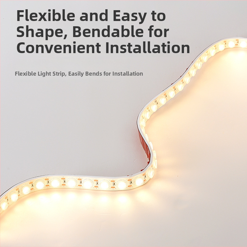Bandă LED impermeabilă pentru exterior, tip wall-washer, cu lentilă IP68 din silicon, 24V RGB
