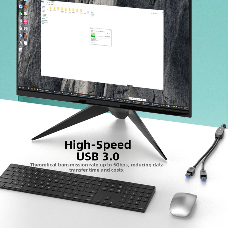 Predlžovací kábel USB 3.0 so vstavaným zosilňovačom signálu, 10 m, pre počítač, sieťovú kartu a konferenčnú kameru