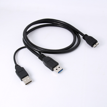 Καλώδιο δεδομένων και τροφοδοσίας USB 3.0 Micro-B με διπλό άκρο για εξωτερικό σκληρό δίσκο, μήκος 0,5 m