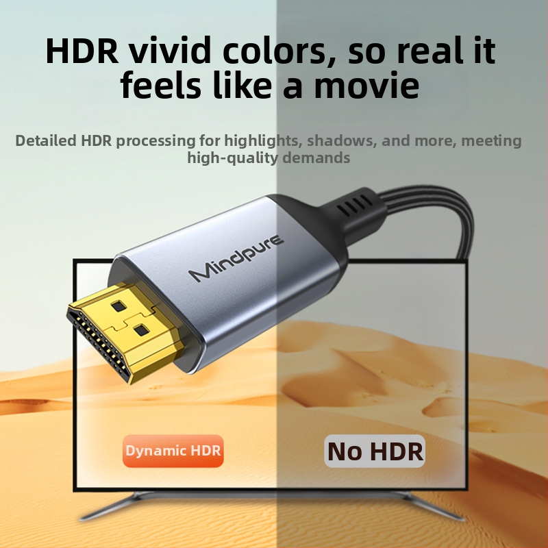 Καλώδιο Type-C σε HDMI 4K60Hz για κινητά τηλέφωνα, φορητούς υπολογιστές и οθόνες