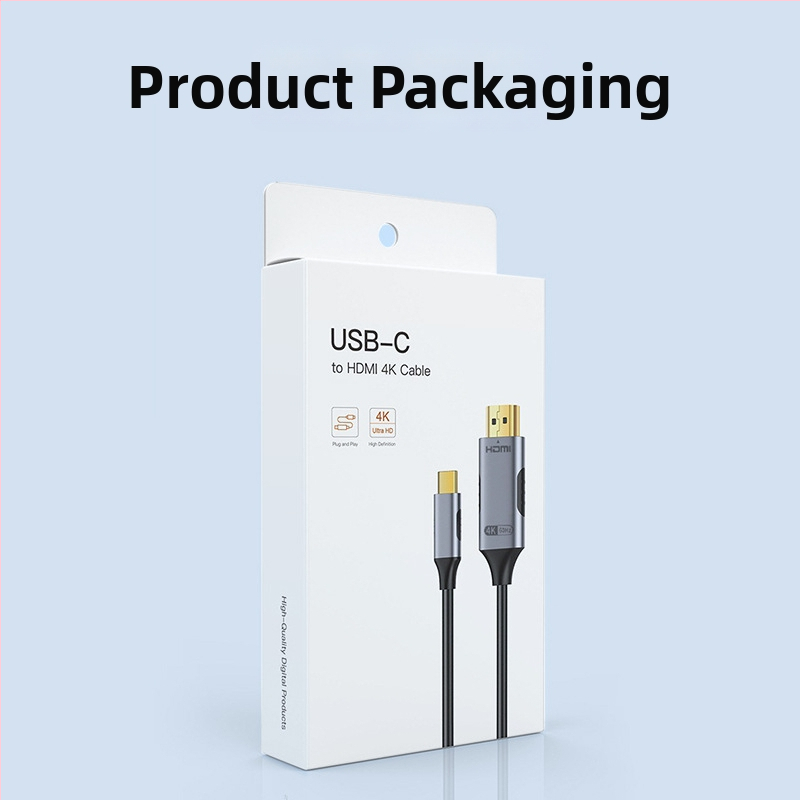 Καλώδιο Type-C σε HDMI 4K60Hz για κινητά τηλέφωνα, φορητούς υπολογιστές и οθόνες