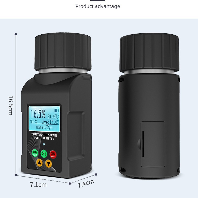 Benlong MT40-Pro Ψηφιακός Μετρητής Υγρασίας για Καφέ, Κακάο, Τσάι, Μαύρο Πιπέρι και Βότανα