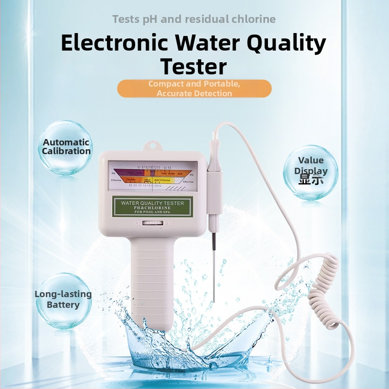 Tester kvality vody v bazénoch PC101 – pH, voľný chlór a fluorid