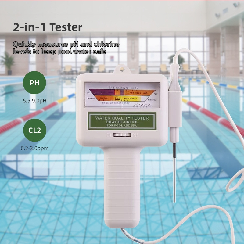 Tester kvality vody v bazénoch PC101 – pH, voľný chlór a fluorid