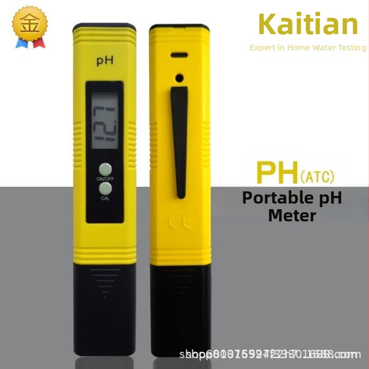 Prenosný pH-02 meter štvrtej generácie ATC – testovacie pero na meranie hodnoty pH s 3-bodovou automatickou identifikáciou a kalibráciou