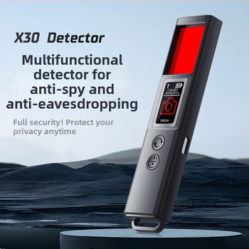 Hotelový detektor peep kamier X30 s GPS lokalizátorom a infračerveným skenerom X13