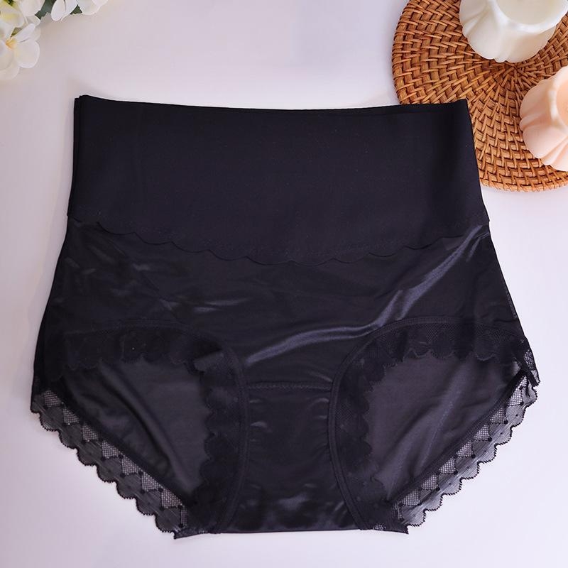 Bohang 100% Mulberry Silk Lace γυναικεία εσώρουχο, χωρίς ραφές, ψηλή μέση για έλεγχο της κοιλιάς