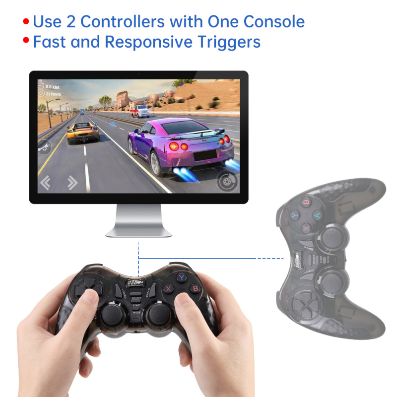 Ασύρματο χειριστήριο παιχνιδιών 2.4G για Android smartphones, USB TV box και PC