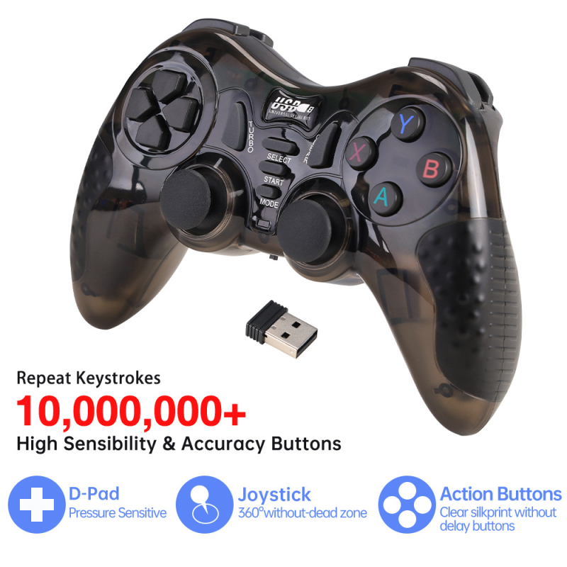 Ασύρματο χειριστήριο παιχνιδιών 2.4G για Android smartphones, USB TV box και PC