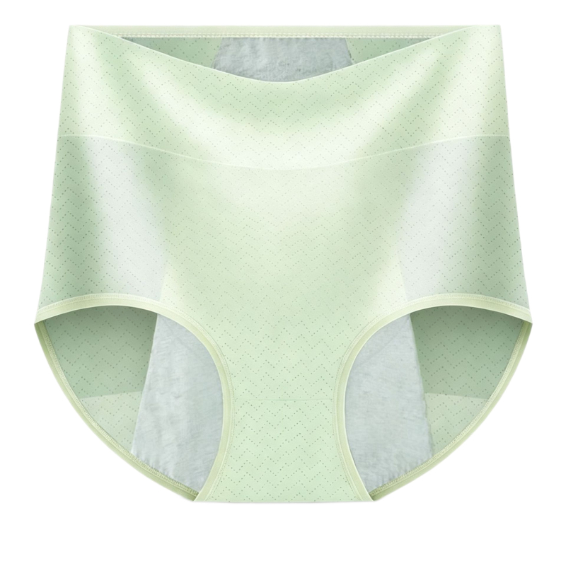 Női menstruációs alsónemű, szivárgásmentes, középmagas derekú, Ice Silk anyag, vékony nyári