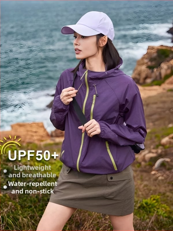 Mountain Climber Ice Butterfly UV προστατευτική ζακέτα, unisex, καλοκαίρι, αναπνεύσιμη, με κουκούλα