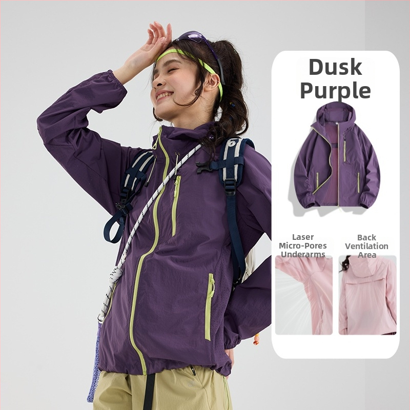 Mountain Climber Ice Butterfly UV προστατευτική ζακέτα, unisex, καλοκαίρι, αναπνεύσιμη, με κουκούλα