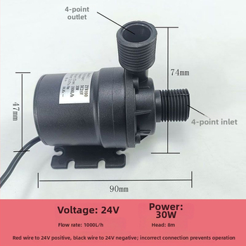 24V pumpa za napunjenje vode za zajedničke automate za prodaju vode, kompaktna potisna pumpa, komercijalne klase, izdržljiva i dugotrajna