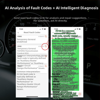 Dispozitiv AI pentru diagnoza auto: cititor și decodor de coduri ABS, airbag, transmisie și motor