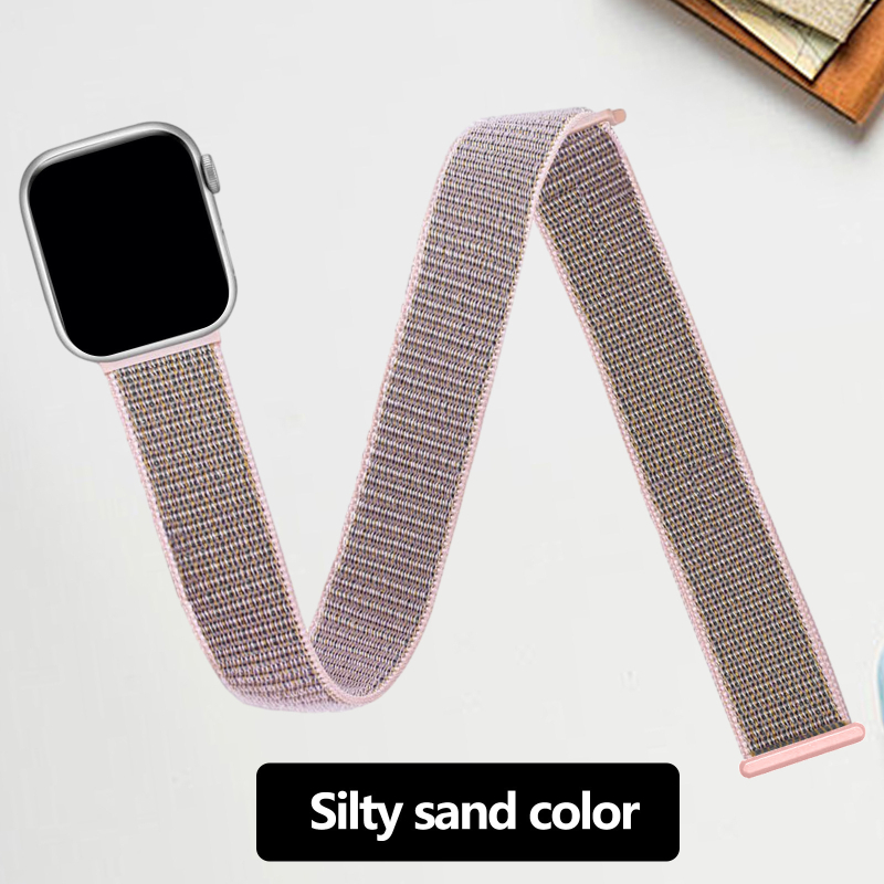 Najlon sportska narukvica za Apple Watch s Velcro kopčom — visoke elastičnosti, za vanjsku trku