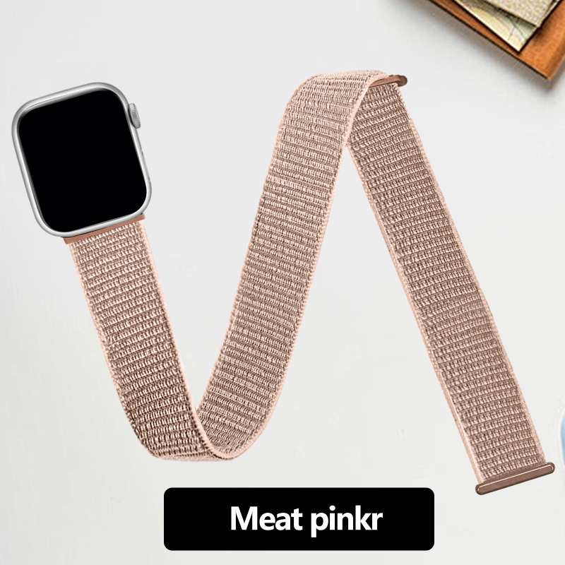 Najlon sportska narukvica za Apple Watch s Velcro kopčom — visoke elastičnosti, za vanjsku trku