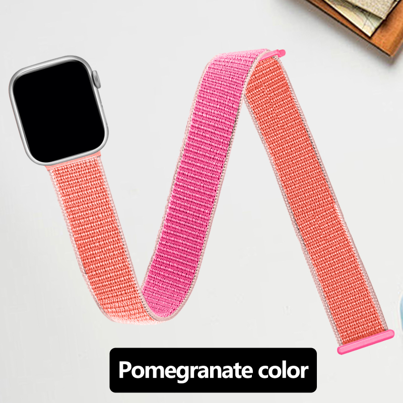 Najlon sportska narukvica za Apple Watch s Velcro kopčom — visoke elastičnosti, za vanjsku trku