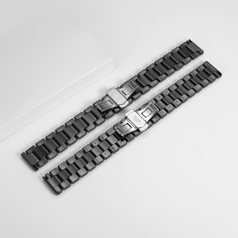 Crno-bijeli keramički kaiš za Apple Watch i Samsung