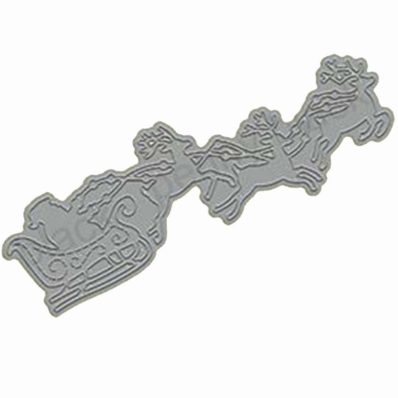 2388 Κοπτικό καλούπι έλκηθρου για scrapbooking, ατσάλι άνθρακα
