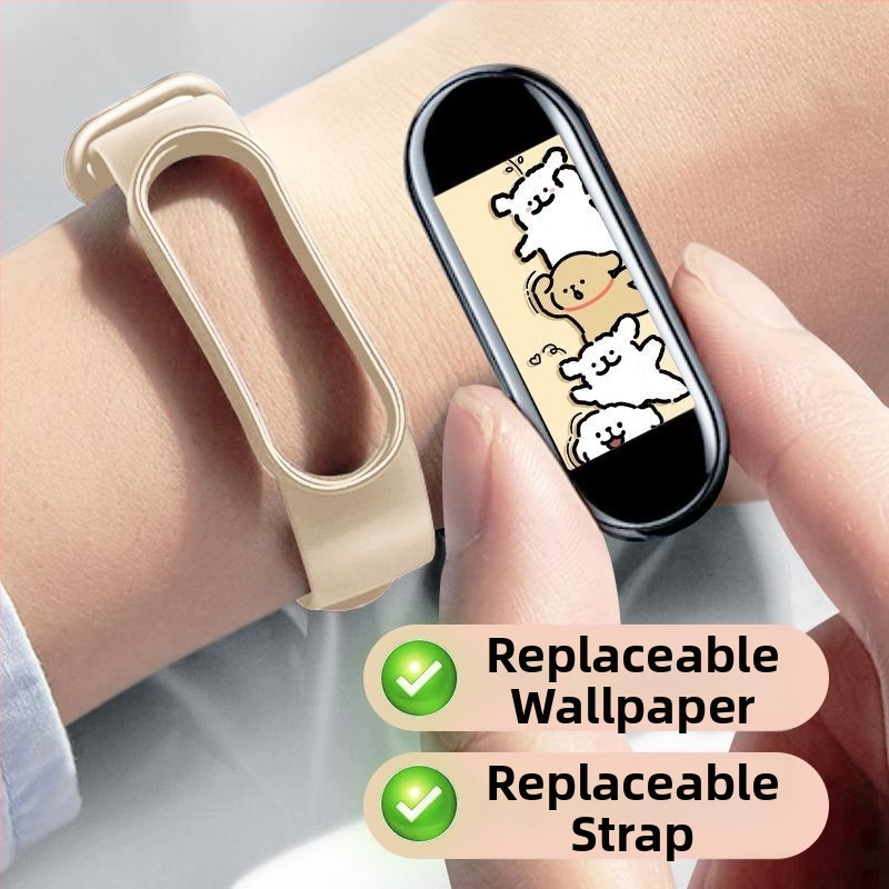 Inteligentný náramok pre smartfóny, multifunkčný tichý alarm, tapeta, unisex náramkové hodinky