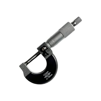 Εξωτερικό μικρομετρο με εύρος 0-100 mm (0-25-50-75-100) για τη μέτρηση εξωτερικής διάμετρου και πάχους, ανάλυση 0,01 mm.