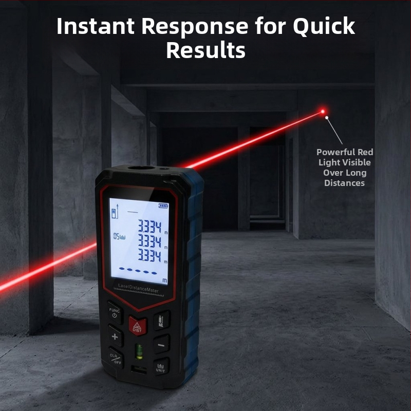 Vysoko presný červený laserový diaľkomer, ručný vnútorný laserový diaľkomer