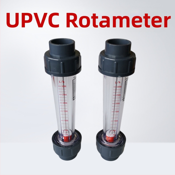 Plastový plavákový prietokomer pre UPVC potrubia, rotameter LZS na úpravu vody