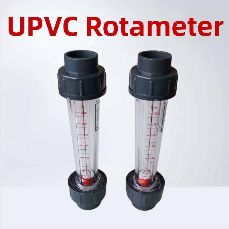 Plastový plavákový prietokomer pre UPVC potrubia, rotameter LZS na úpravu vody
