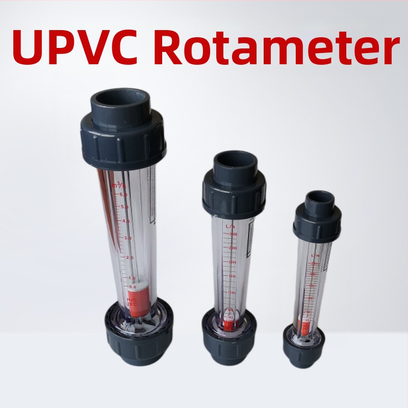 Plastový plavákový prietokomer pre UPVC potrubia, rotameter LZS na úpravu vody