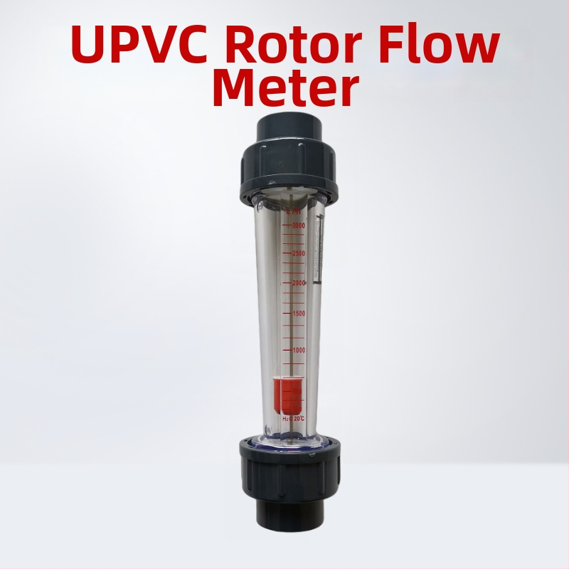 Plastový plavákový prietokomer pre UPVC potrubia, rotameter LZS na úpravu vody