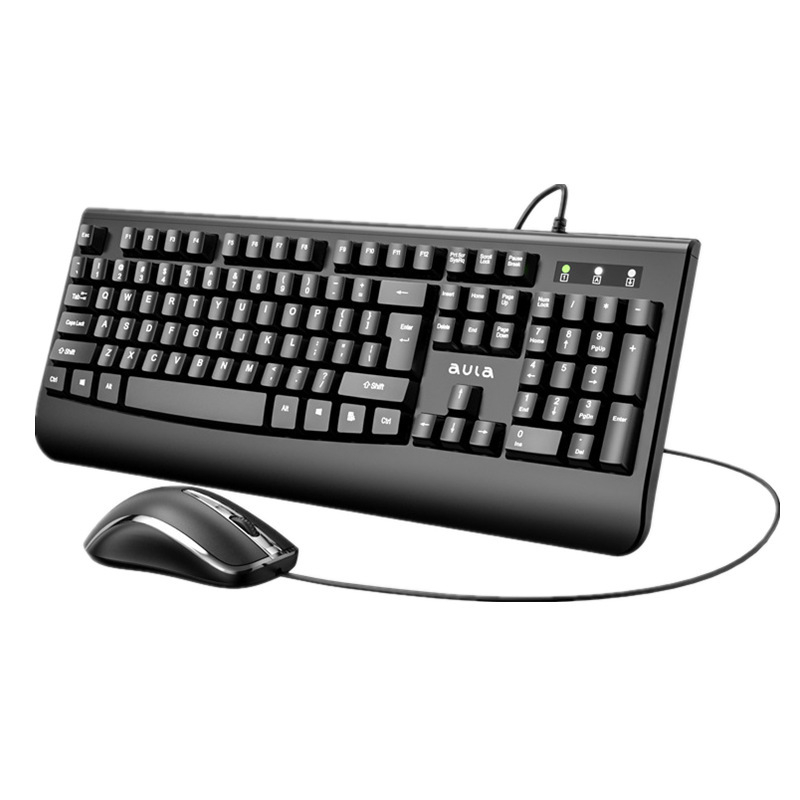 Wolf Spider AC106 επιτραπέζιο USB ενσύρματο σετ πληκτρολόγιο και ποντίκι αδιάβροχο