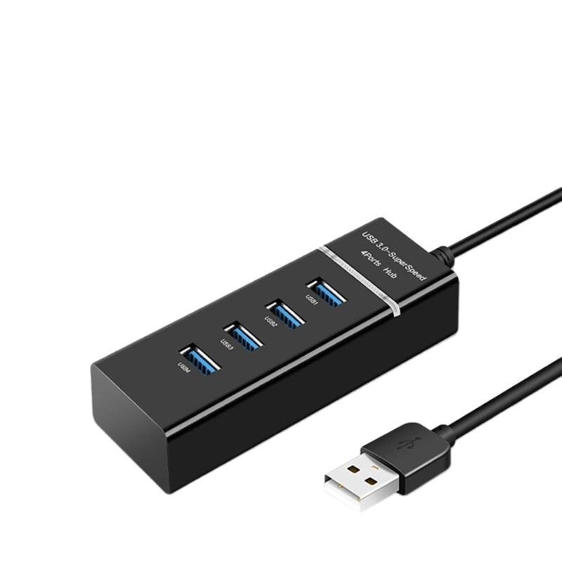 4 θύρες USB 3.0 hub, φορητός διαχωριστής πολλαπλών θυρών με καλώδιο 30 cm