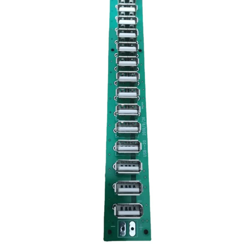 USB επέκταση θύρας HUB PCBA με 20 θύρες USB, USB 2.0, χωρίς εξωτερική τροφοδοσία