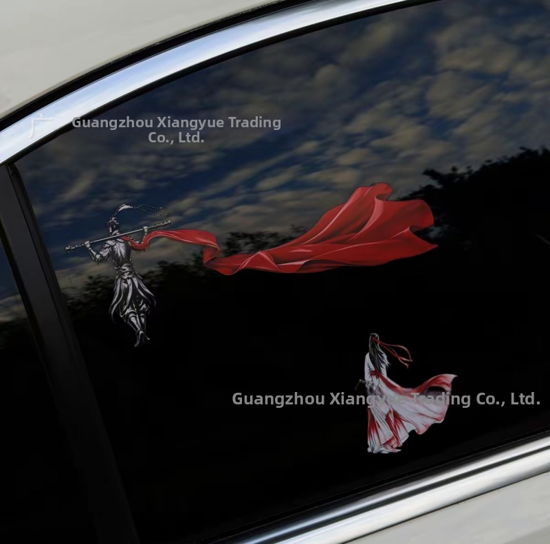 Nálepka na auto s motívom opičieho kráľa Sun Wukong – personalizovaná dekorácia v štýle anime, vodeodolná pre autá, motocykle a elektrické vozidlá