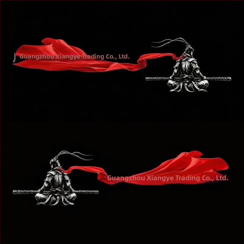 Nálepka na auto s motívom opičieho kráľa Sun Wukong – personalizovaná dekorácia v štýle anime, vodeodolná pre autá, motocykle a elektrické vozidlá