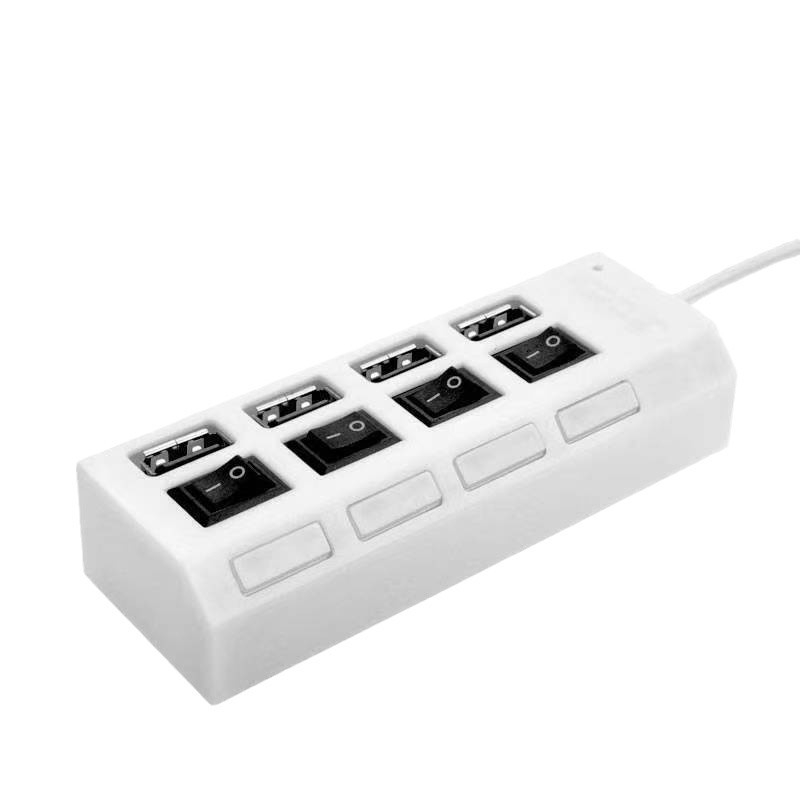 4-πορτ USB 2.0 hub με ανεξάρτητους διακόπτες