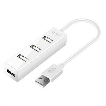 Rozbočovač USB 2.0 so 4 portami, viacrozhranný USB extender, rozbočovač 1 na 4