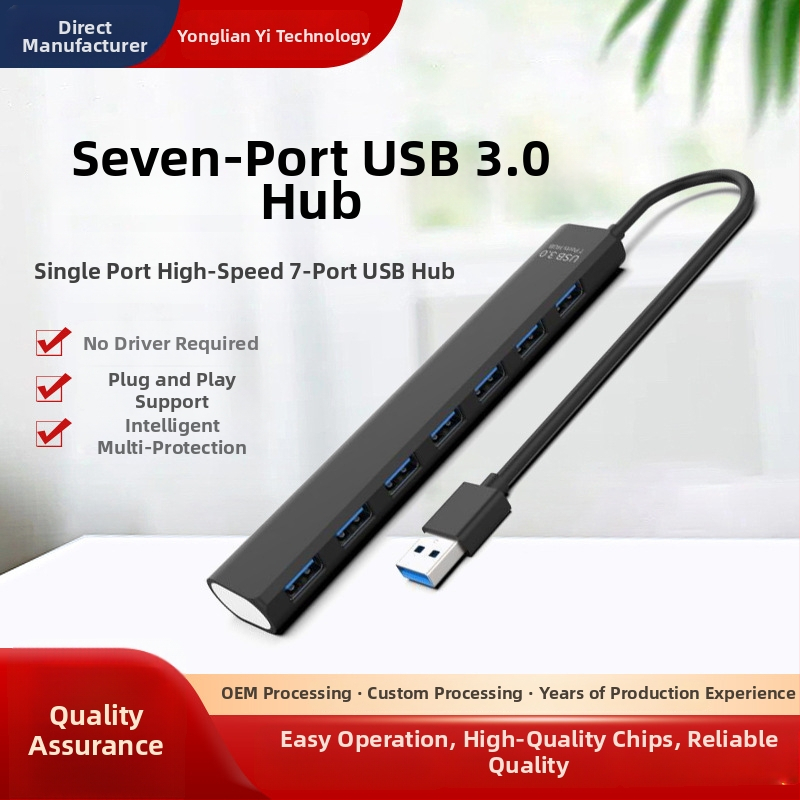 Samostatný 7-portový USB 3.0 Hub