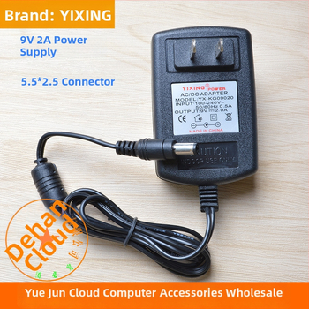 Napájací adaptér YIXING 9V2A s rozhraním Turtle 5,5 × 2,5 mm
