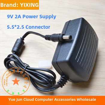 Napájací adaptér YIXING 9V2A s rozhraním Turtle 5,5 × 2,5 mm