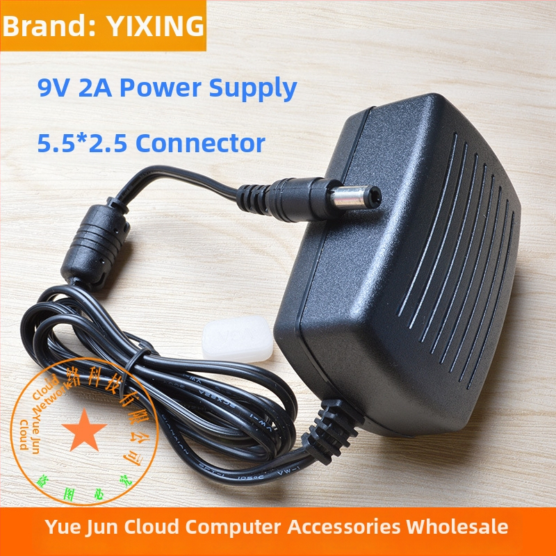 Napájací adaptér YIXING 9V2A s rozhraním Turtle 5,5 × 2,5 mm