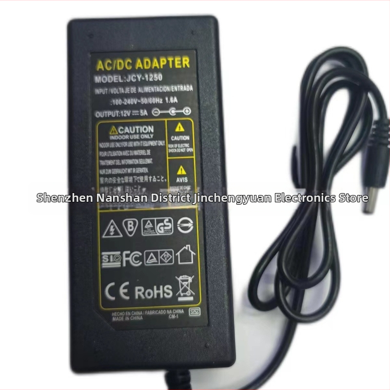 Napájací zdroj pre LED pásy 12V 5A, adaptér pre LED pásy 5050/5630