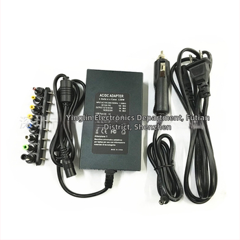 120W napájací adaptér do auta a domáceho notebooku, dvojaké použitie, multifunkčná univerzálna nabíjačka, 12V menič