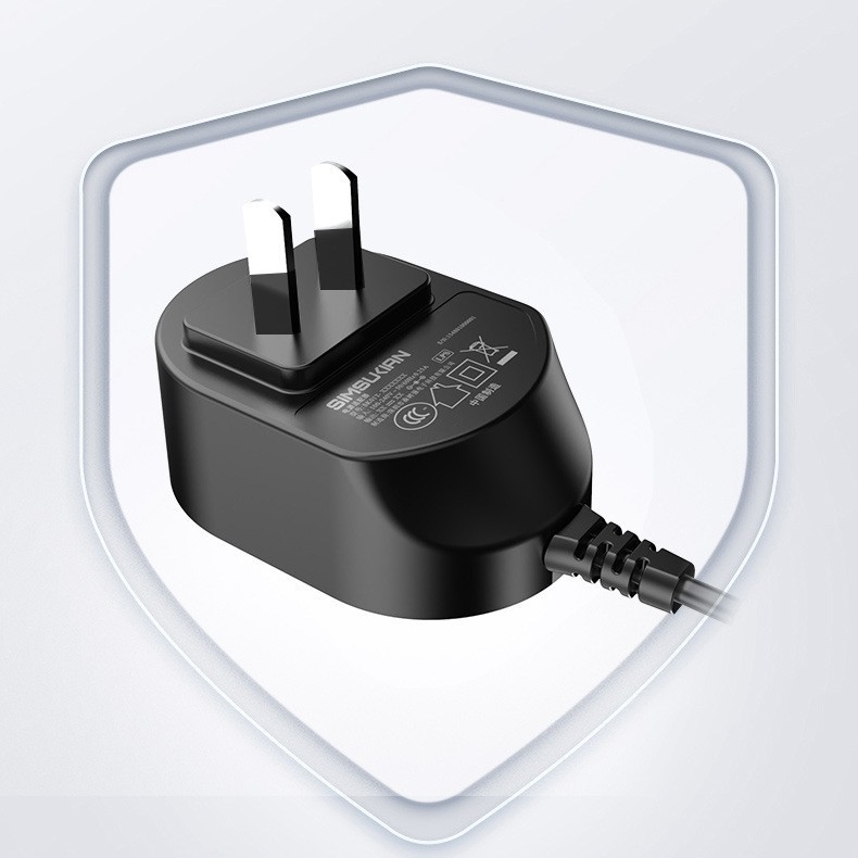 Τροφοδοτικό μεταγωγής 12V 1A 12W για καλλυντικό καθρέφτη, S2 πυρασφάλεια, με ημιμονωμένη επικάλυψη καουτσούκ