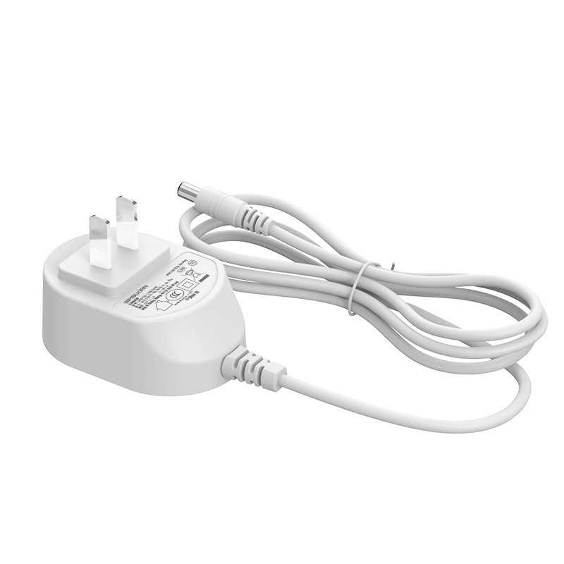 Τροφοδοτικό μεταγωγής 12V 1A 12W για καλλυντικό καθρέφτη, S2 πυρασφάλεια, με ημιμονωμένη επικάλυψη καουτσούκ