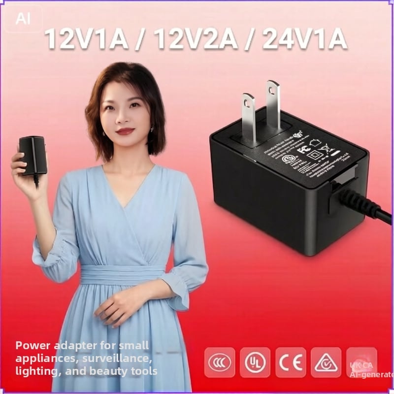 12V 1A/2A LED-szalag tápegység – 24W, több országban hitelesítve, világításhoz
