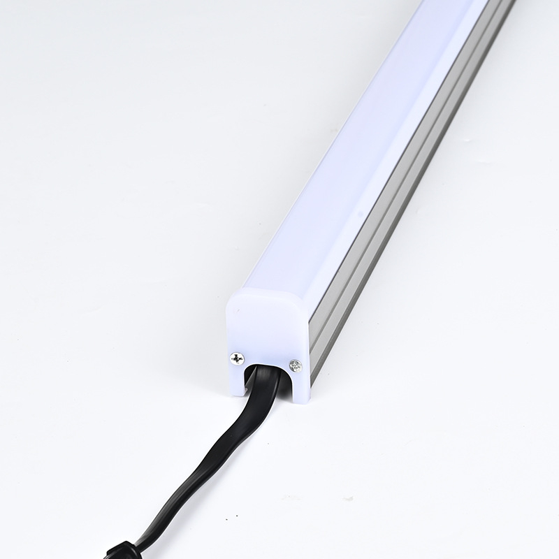 LED γραμμικό φως για εξωτερικό φωτισμό γεφυρών και περιγραμμάτων κτιρίων, RGB αντιθαμβωτικός προβολέας, αλουμινένιο γραμμικό φωτιστικό με κάλυμμα PC