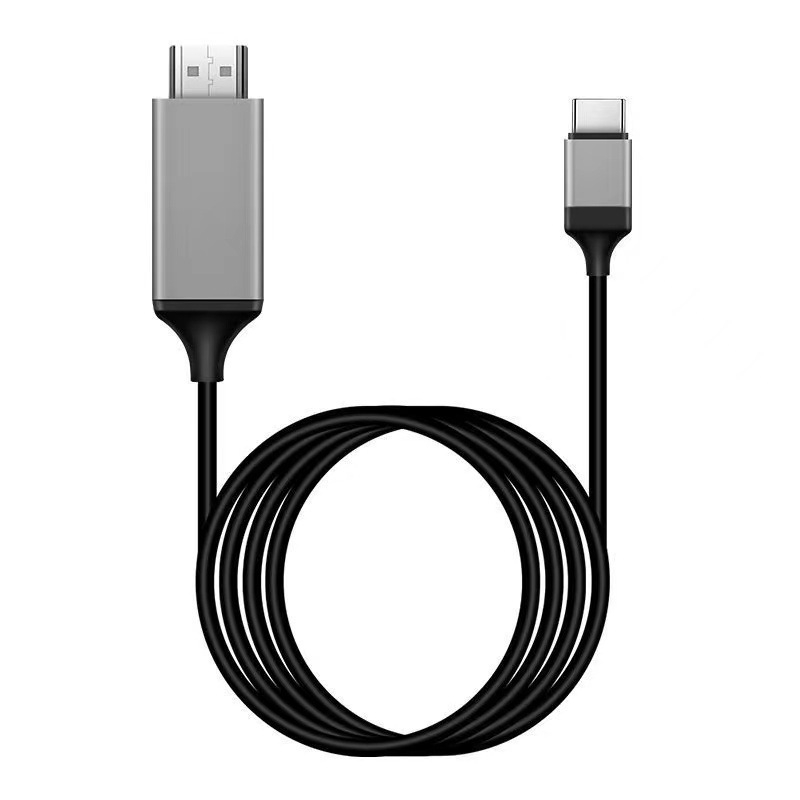 Καλώδιο Type-C προς HDMI, 4K, για φορητούς υπολογιστές, κινητά και ταμπλέτες, προβολή οθόνης